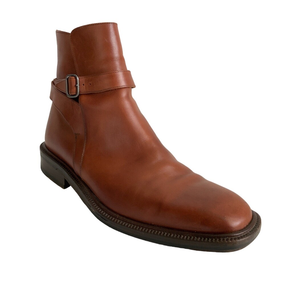 Magnanni Harness Bootie Brown Men 8